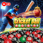 Bàn live casino Roulette Bóng Cricket trên 9900k